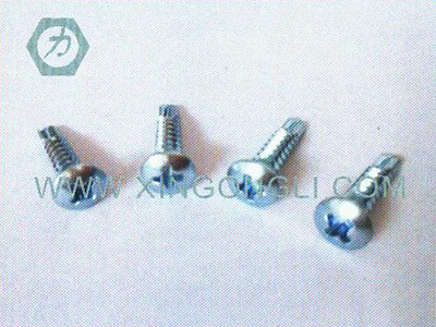 碳钢圆头十字钻尾螺丝...