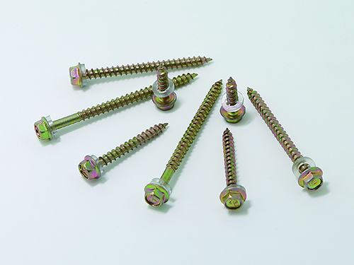 碳钢六角华司尖尾螺丝