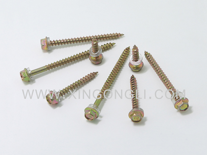 六角华司尖尾螺丝